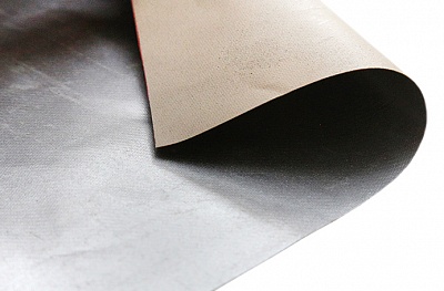 Тканепленочный материал марки ВРТ-9 с теплоотражающим покрытием для надувной оболочки трапа